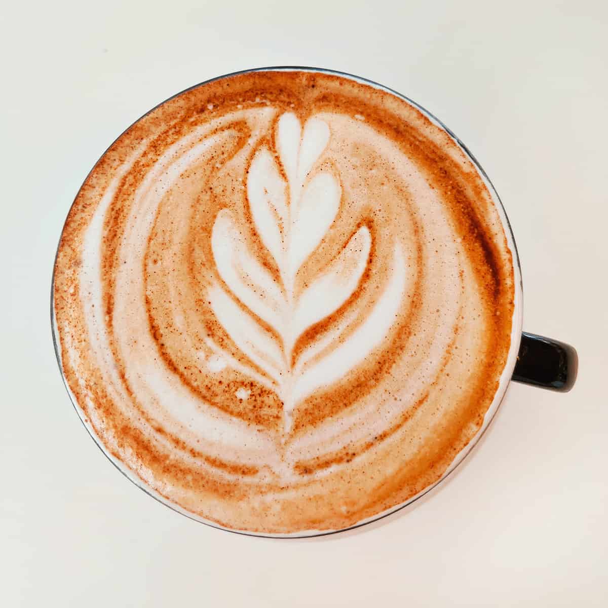 Latte coffee